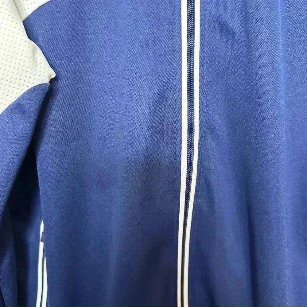 Adidas Condivo Full Zip Training Jacket Joseph Blue & White Size Large - Picture 9 of 16